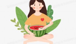 手绘吃瓜可爱头像,夏日里的甜蜜小确幸